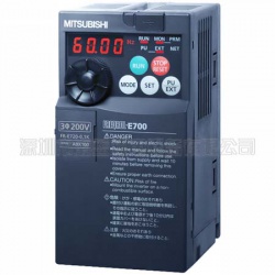 三菱變頻器FR-E720-0.1K日本原裝，電源三相220V,